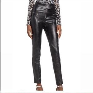 Tiger Mist Faux Leather Pants